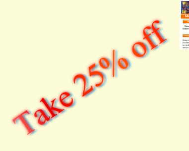 Take 25% off